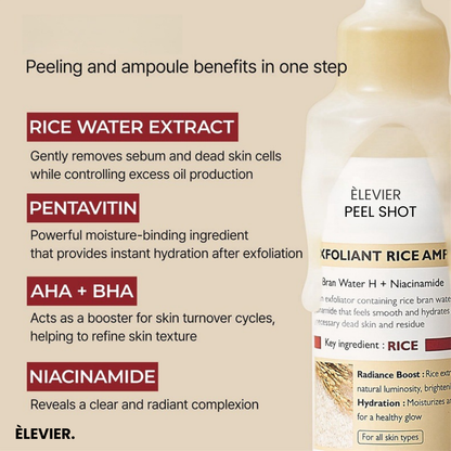 Peel Shot Glow White Rice Line